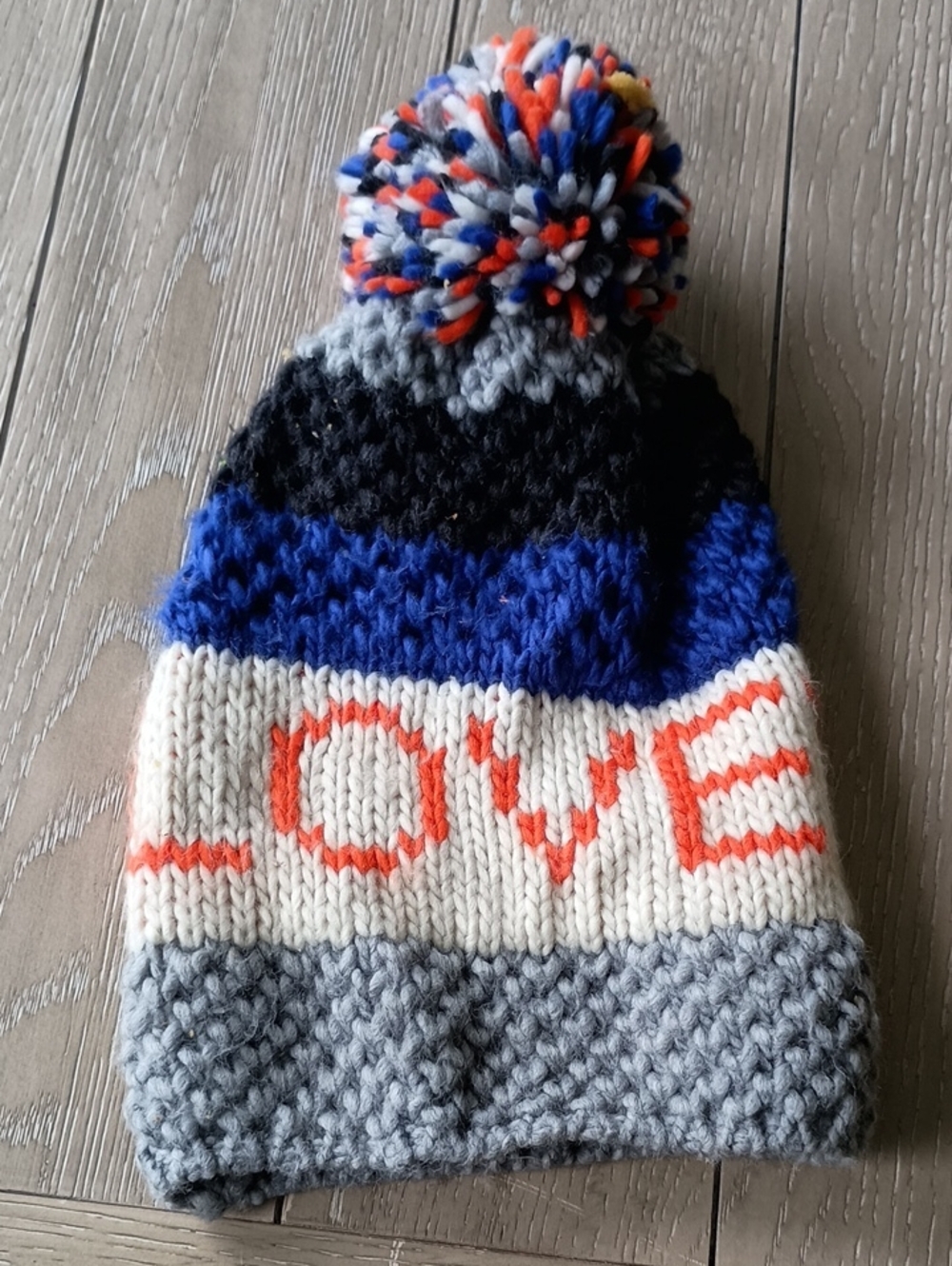 Love You Zara Knit PomPom Beanie